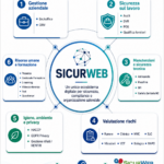 SICURWEB: un unico ecosistema digitale per sicurezza, compliance e organizzazione Attorno a questo nucleo si sviluppano diverse aree funzionali