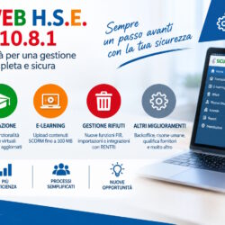 SICURWEB HSE, SICURWEB 10.8.1, software HSE, gestionale formazione sicurezza, software gestione rifiuti, FIR RENTRI, formazione e-learning sicurezza, videoconferenza formazione sicurezza, gestione FIR digitale, software sicurezza sul lavoro.